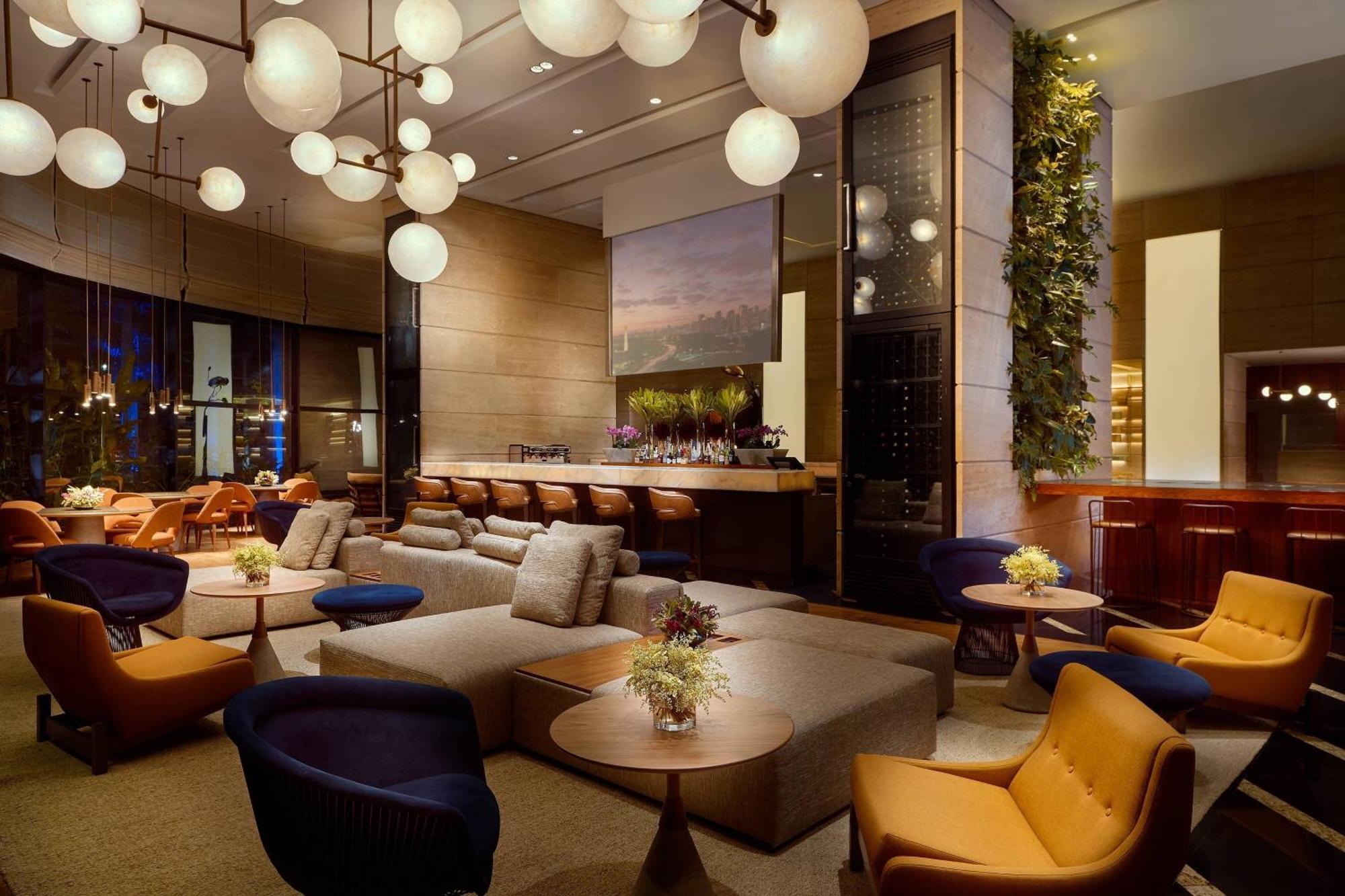 Renaissance Sao Paulo Hotel מראה חיצוני תמונה The lounge at the hotel