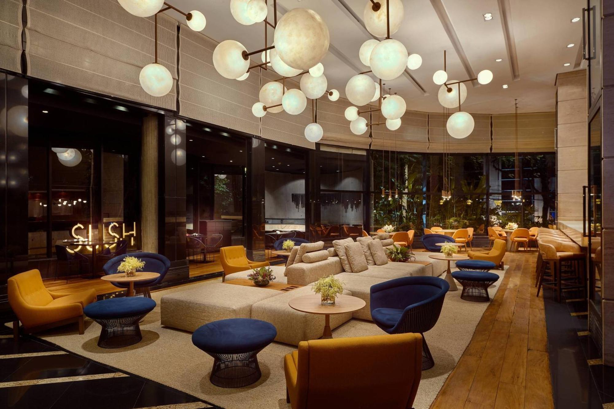 Renaissance Sao Paulo Hotel מראה חיצוני תמונה The lounge at the hotel